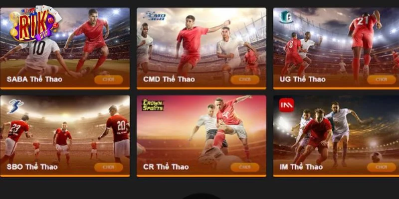 RIKVIP có đa dạng các loại cược thể thao uy tín dành cho người chơi.