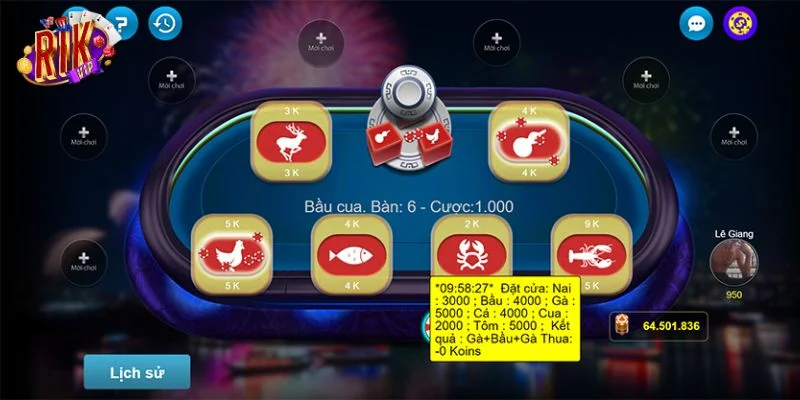 Bầu Cua RIKVIP: Game Dân Gian Giải Trí Thả Ga, Ăn Tiền Lớn 1 Cược Bầu Cua RIKVIP được bet thủ yêu thích bởi lối chơi đơn giản.